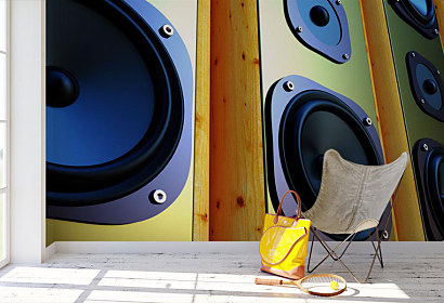 Fototapeta pre hudobníkov Repráky hudba music reproduktory